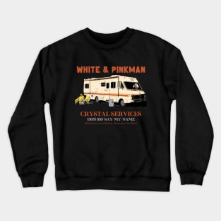 Walter White and Jesse Pinkman Crystal Services Crewneck Sweatshirt